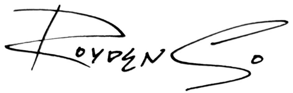 Royden So's signature